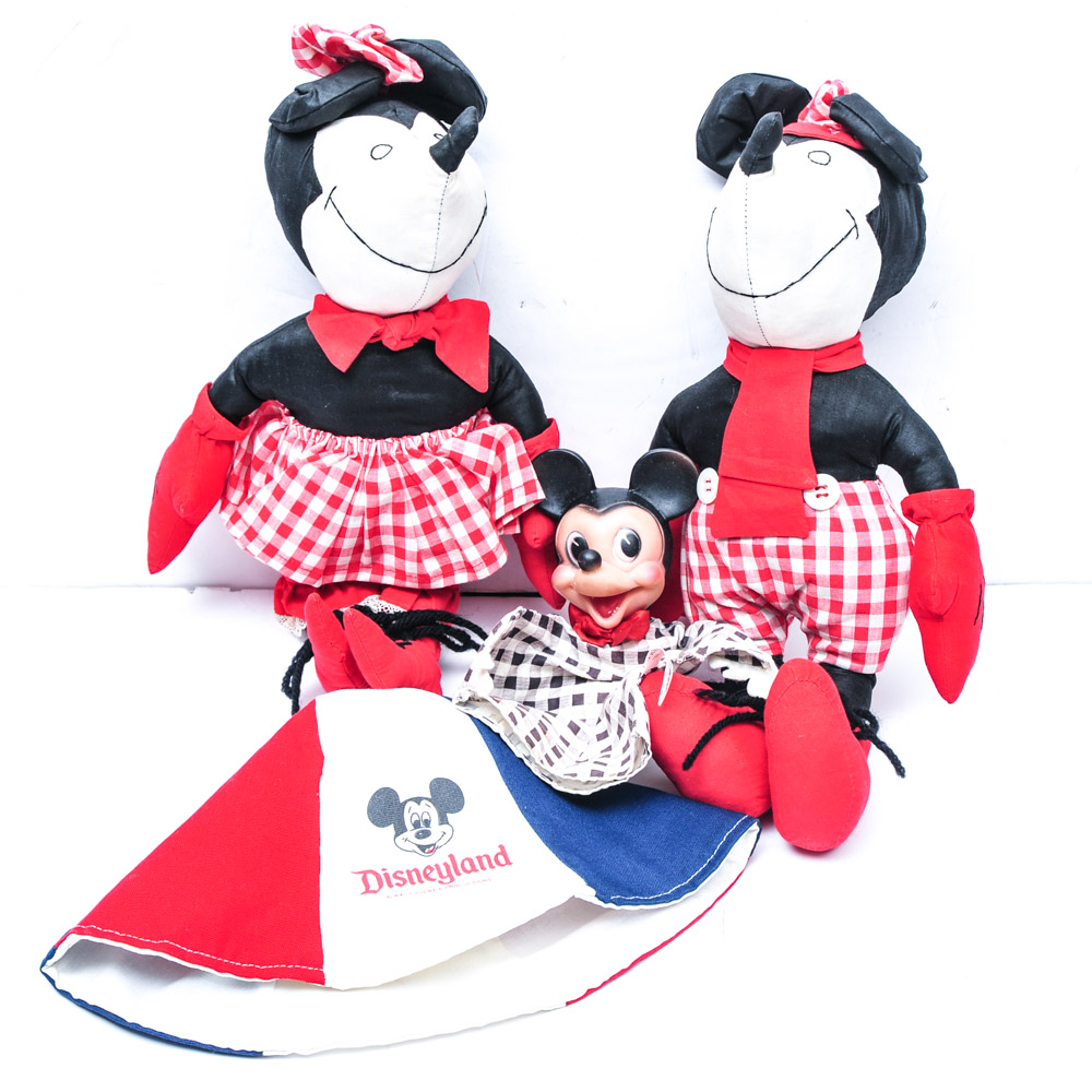 Vintage Mickey and Minnie Mouse Collectibles