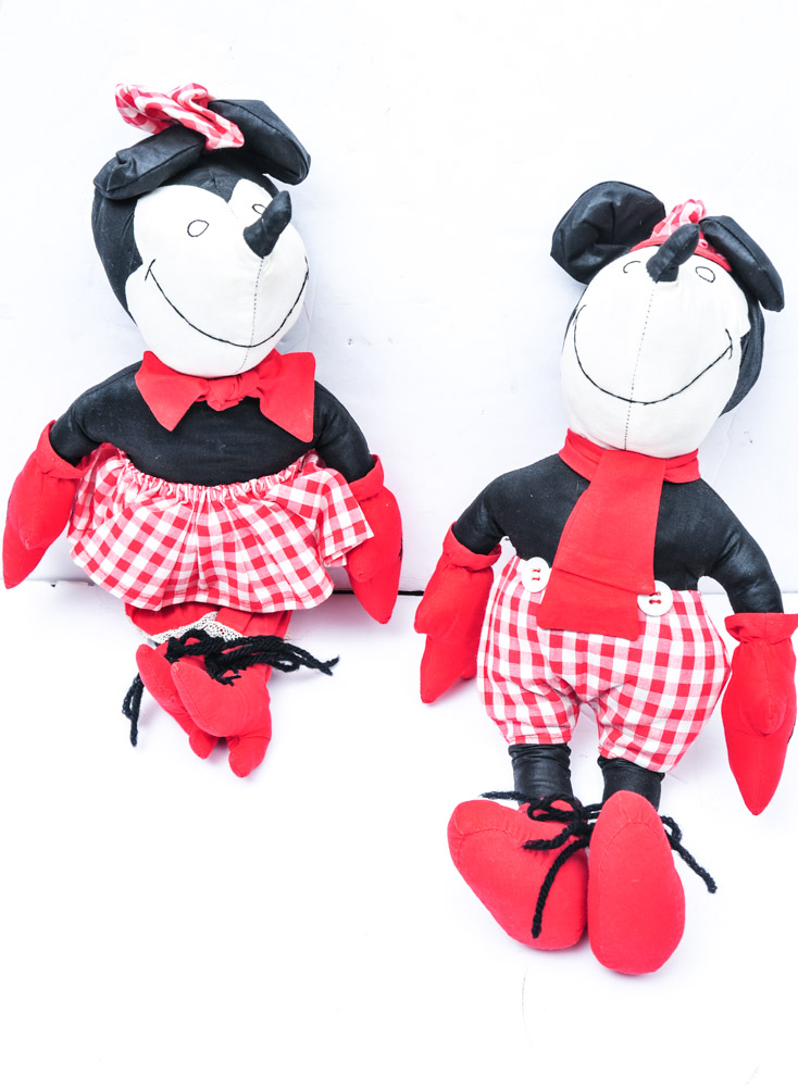 Vintage Mickey and Minnie Mouse Collectibles