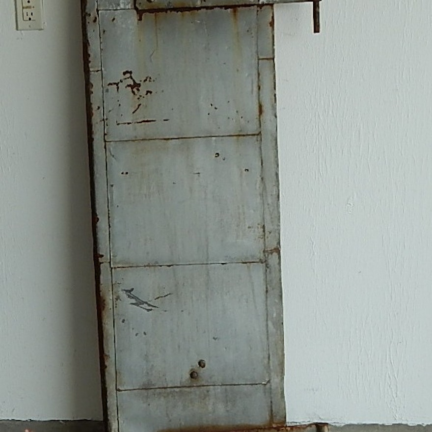 Antique Distillery Steel Metal Door