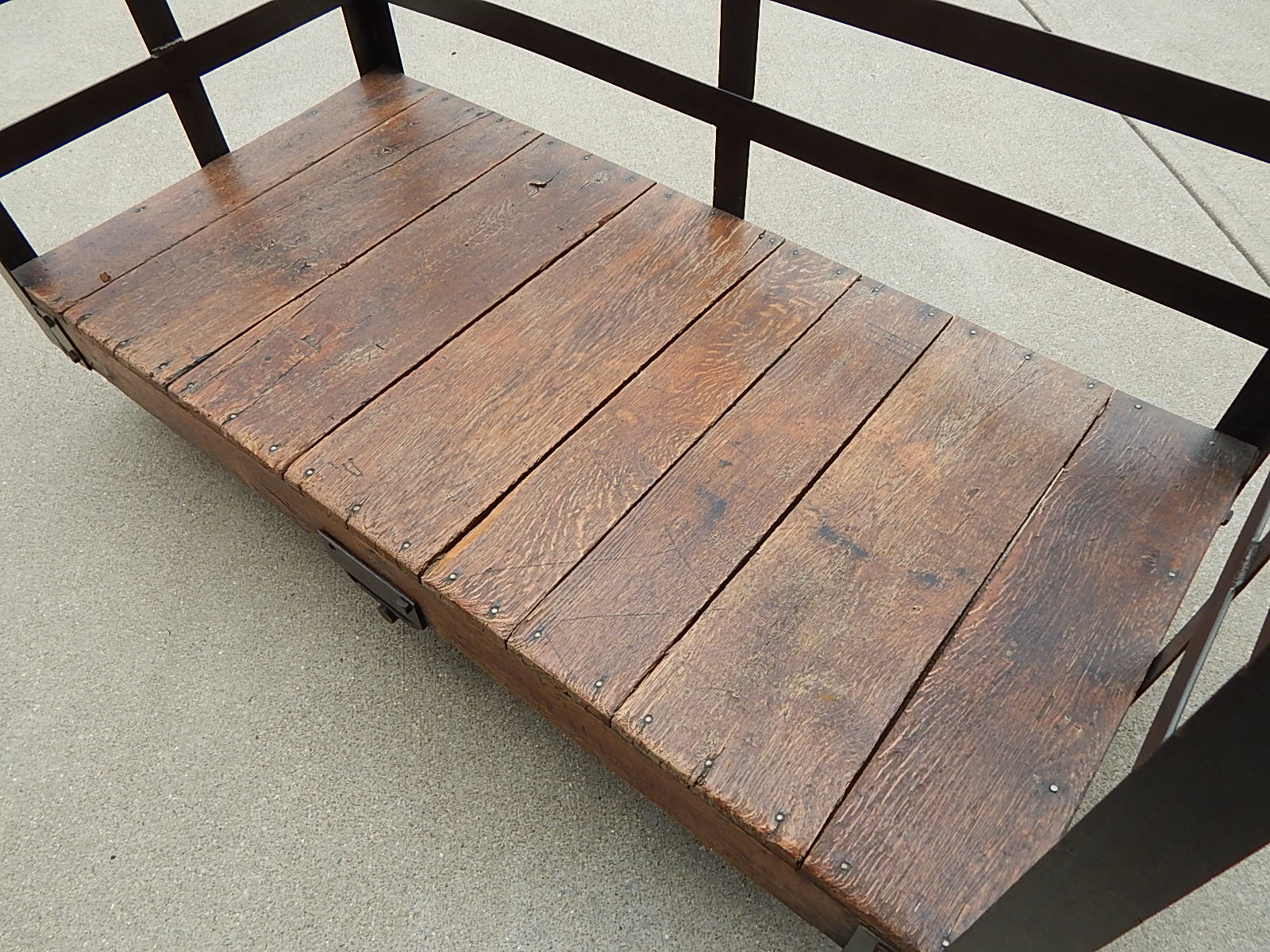 Antique Railroad Luggage Cart