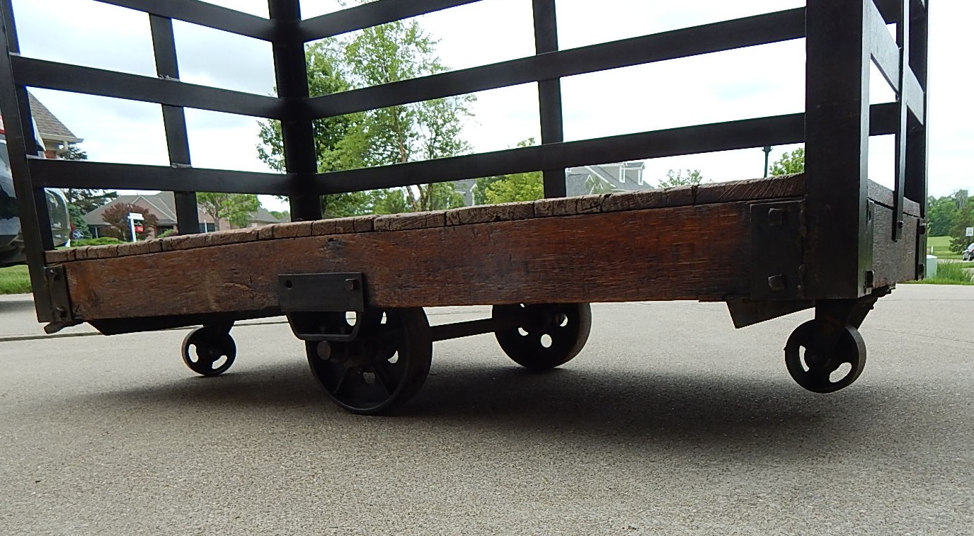 Antique Railroad Luggage Cart