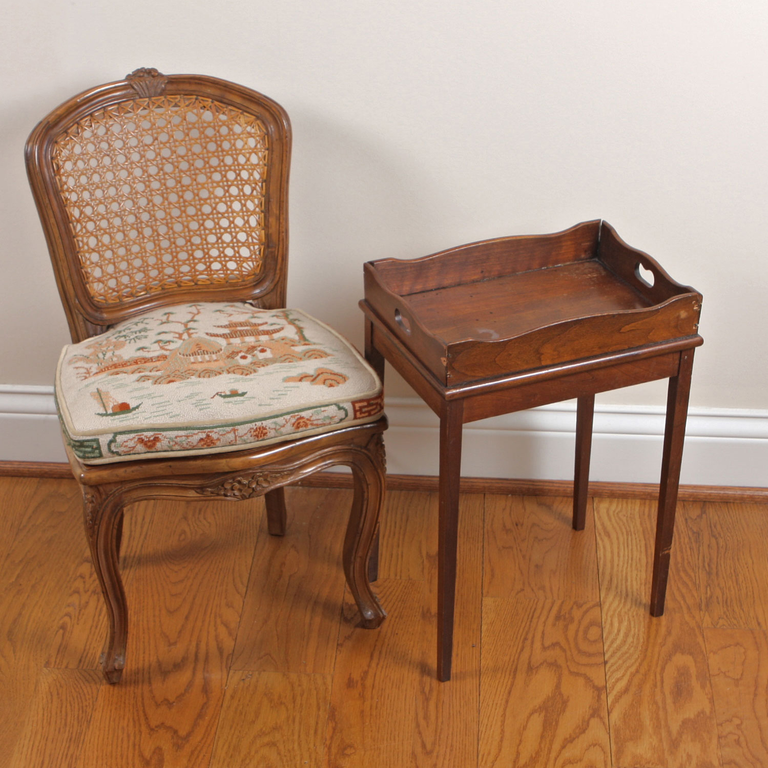 Child Sized Chair and Tray Table