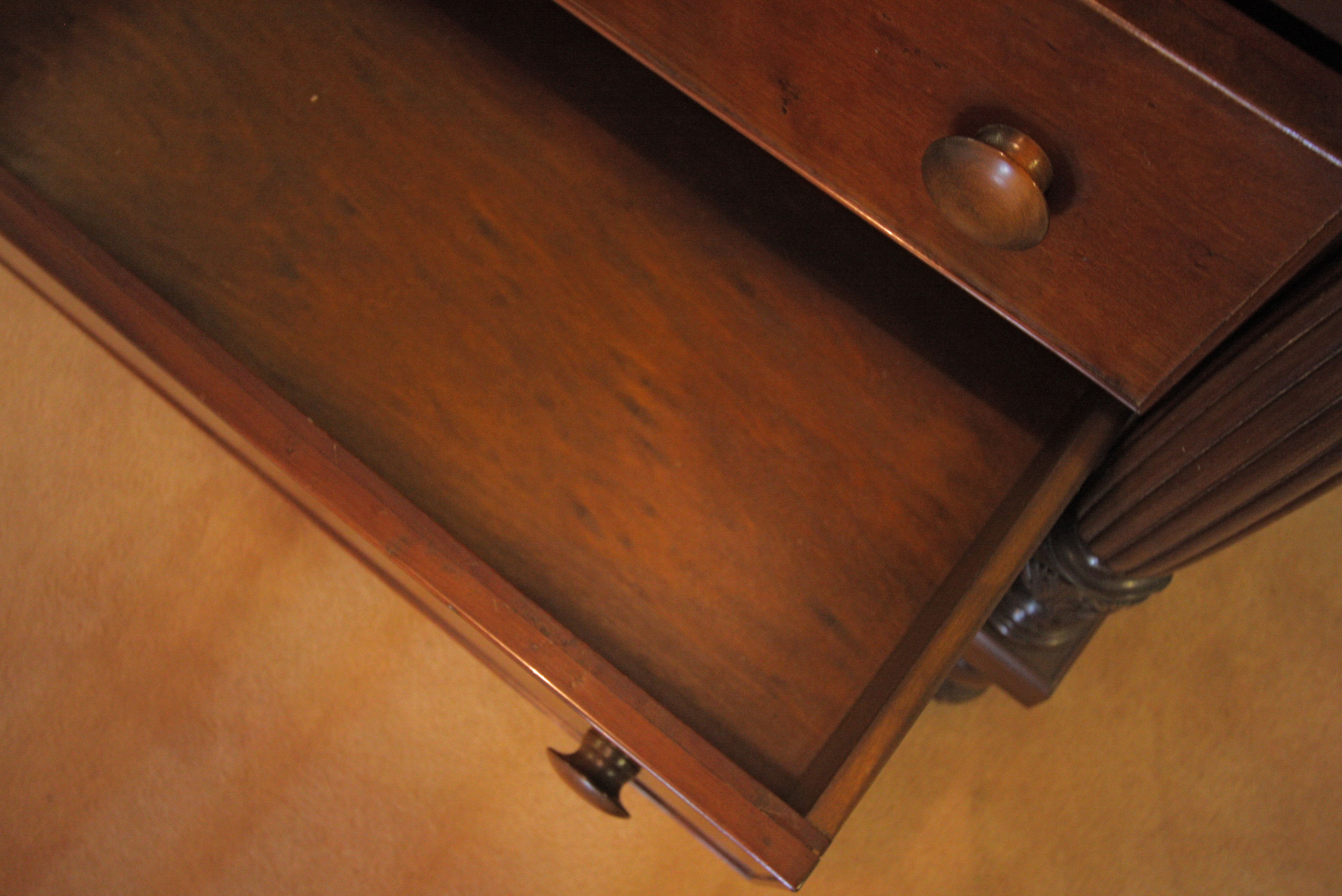 Circa 1890 Cherry Empire Style Chest of Drawers