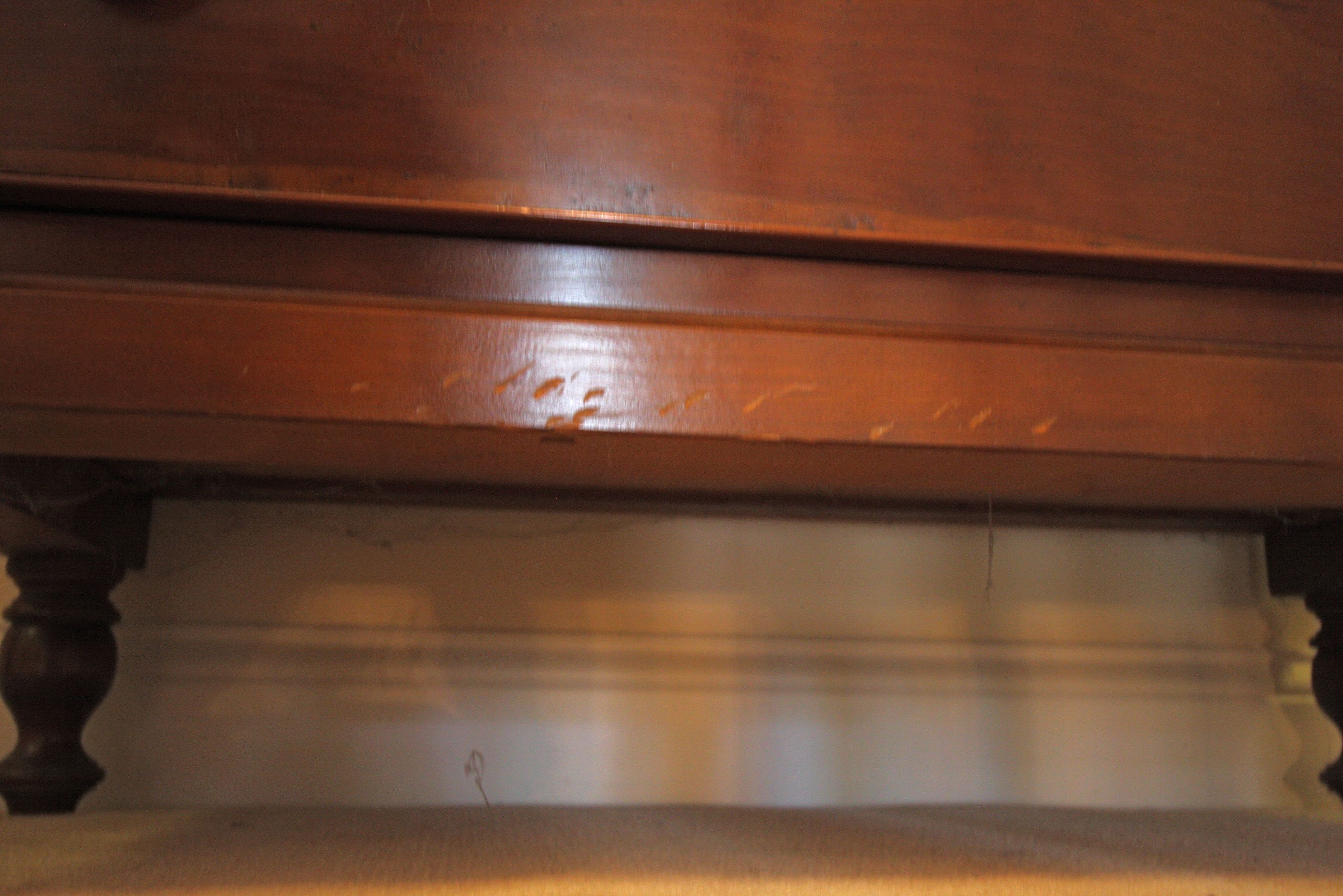 Circa 1890 Cherry Empire Style Chest of Drawers