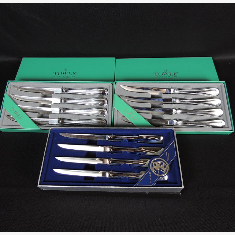 Towle Stainless Steel Steak Knife Sets