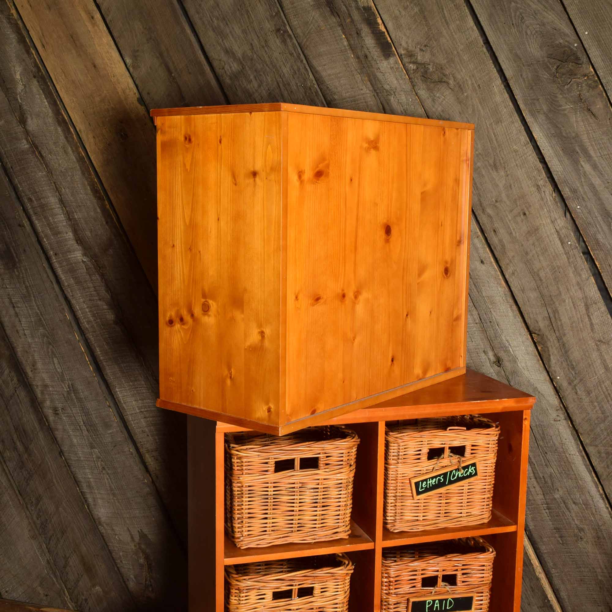 Pine Storage Shelf System