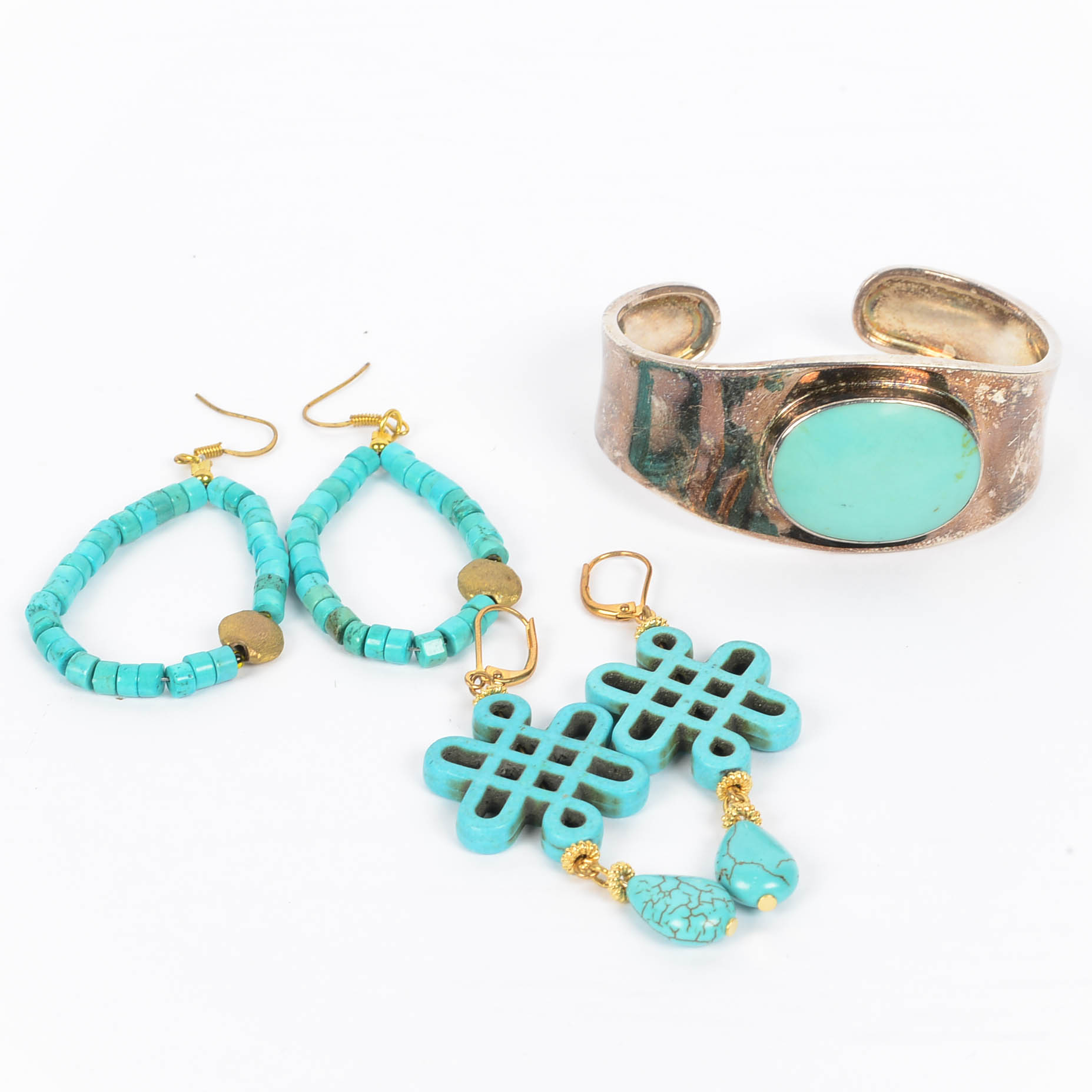 Grouping of Turquoise Colored Jewelry
