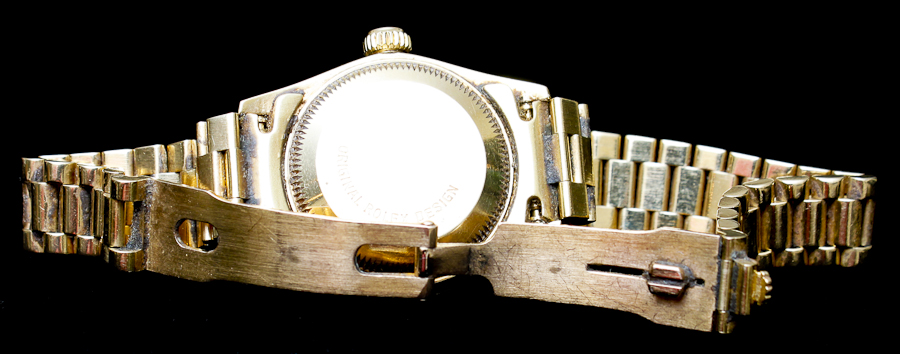 Rolex "Lady President" 18K Gold and Diamond Watch