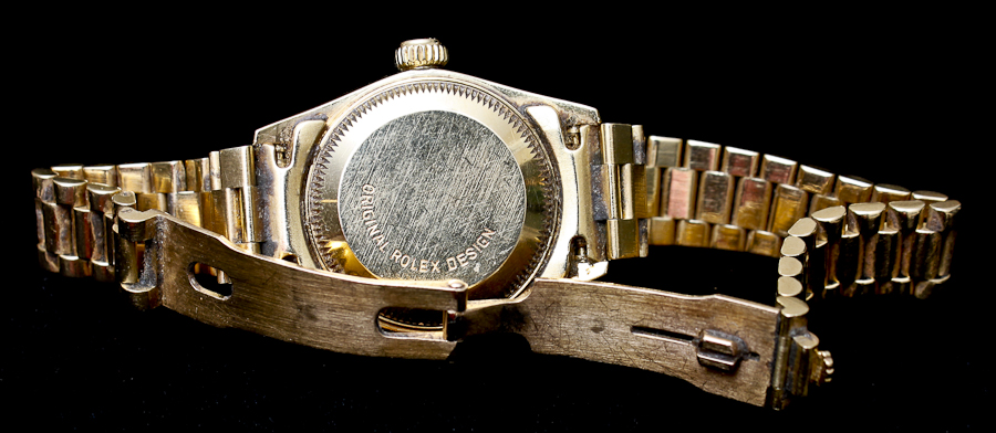 Rolex "Lady President" 18K Gold and Diamond Watch