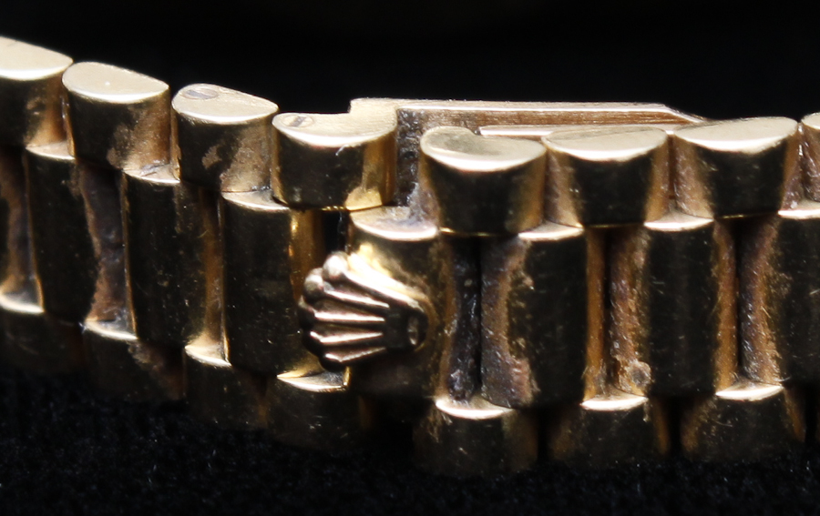 Rolex "Lady President" 18K Gold and Diamond Watch