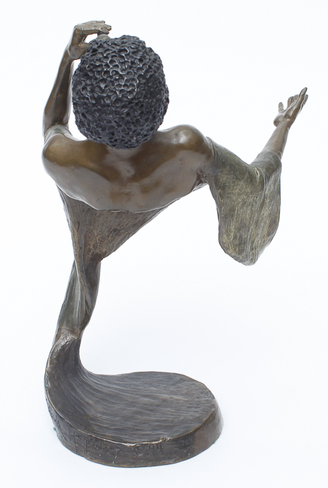 Mark Hopkins Bronze Singer Sculpture