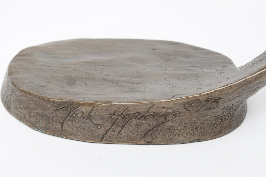 Mark Hopkins Bronze Trio of Singers Sculpture