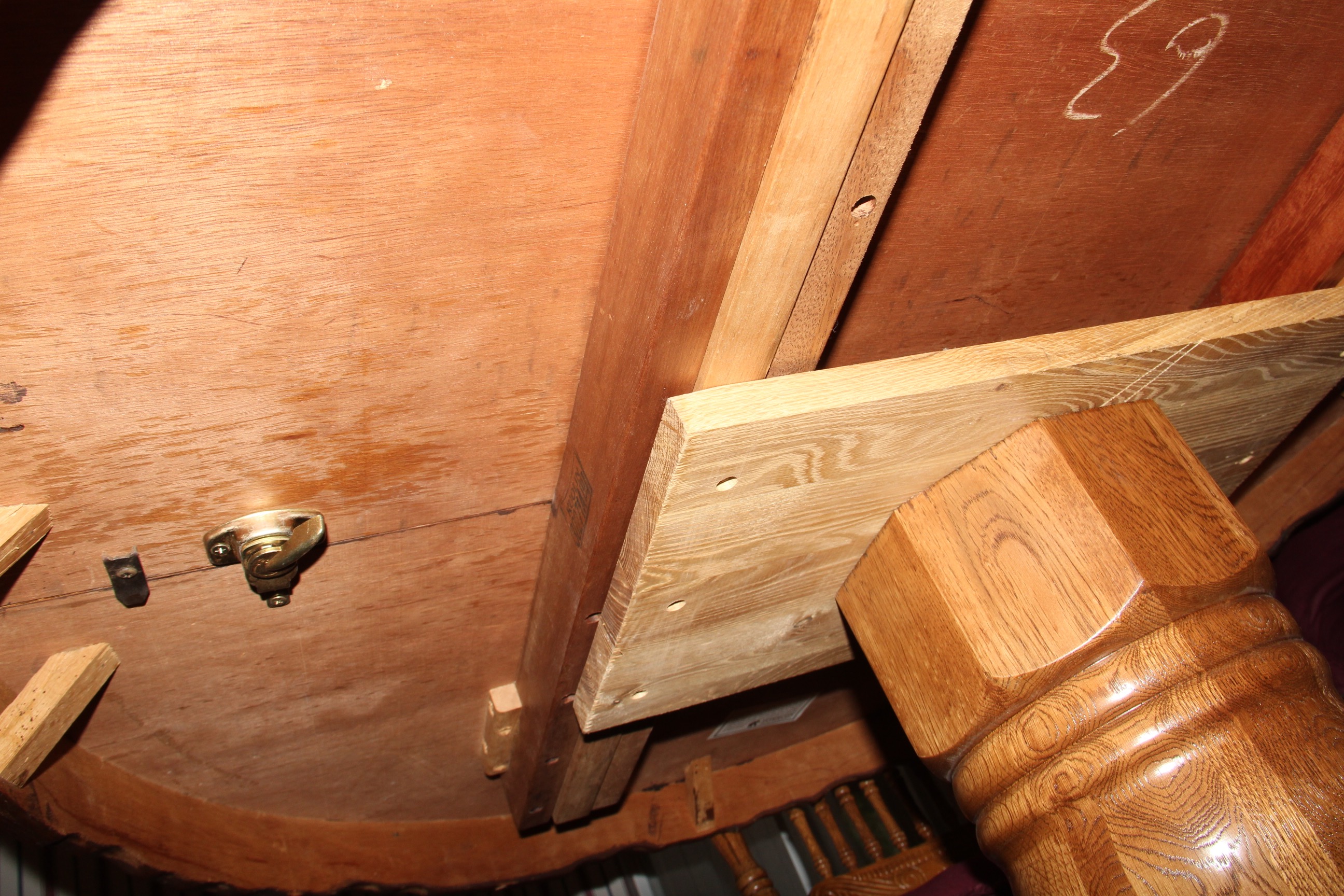 Eastlake Style Oak Kitchen Table and Chairs