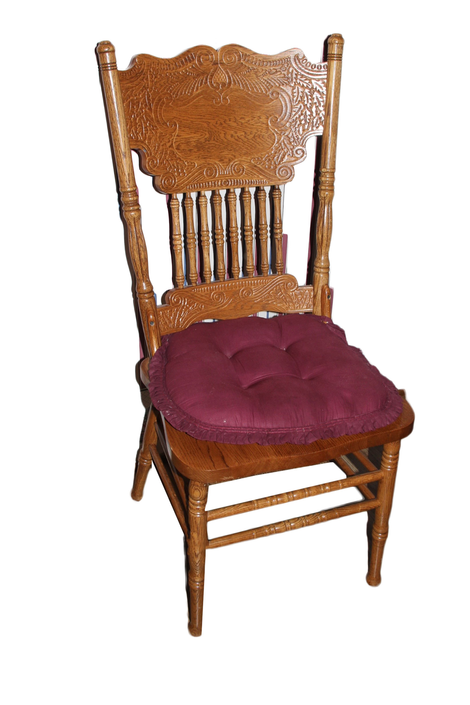 Eastlake Style Oak Kitchen Table and Chairs