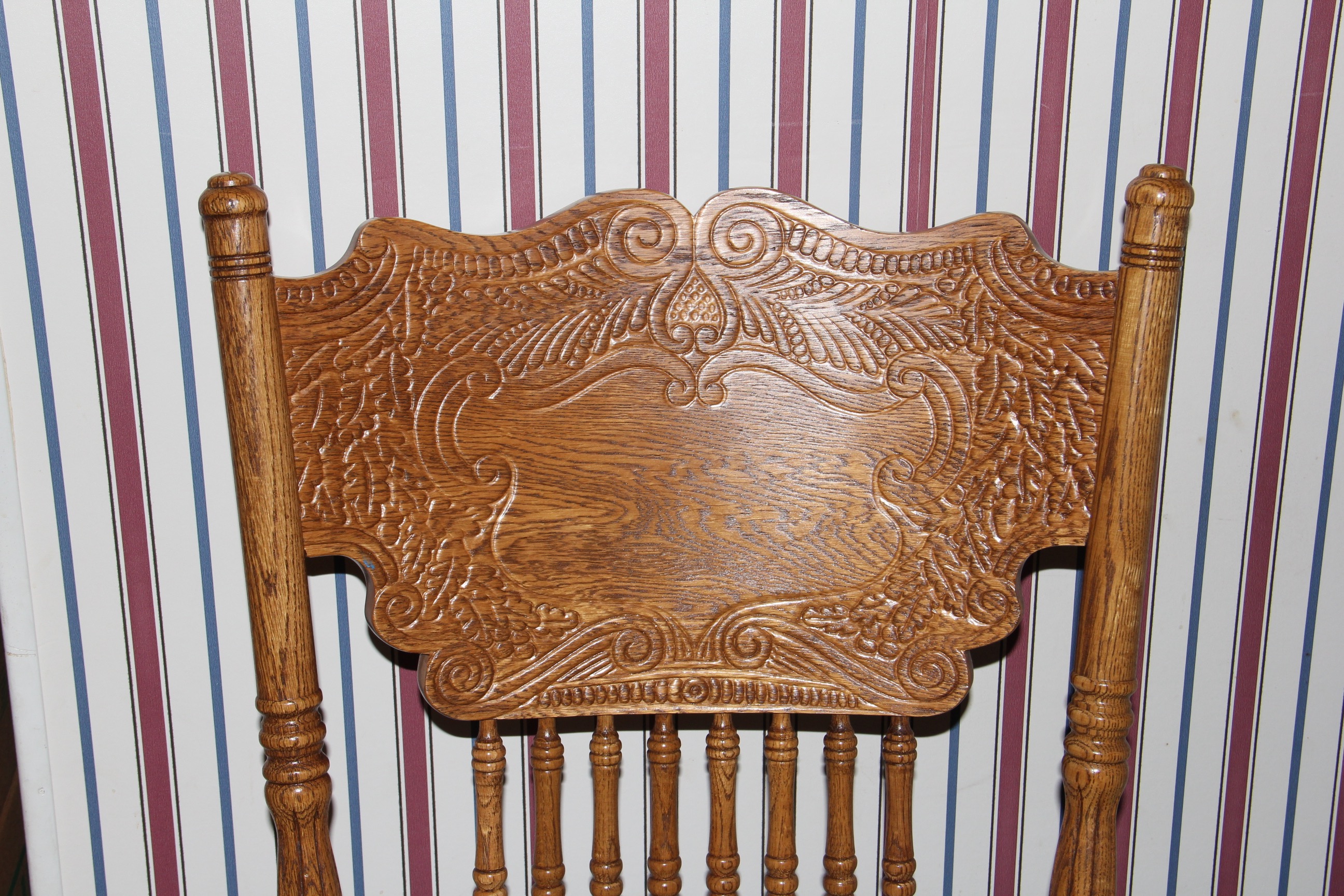 Eastlake Style Oak Kitchen Table and Chairs