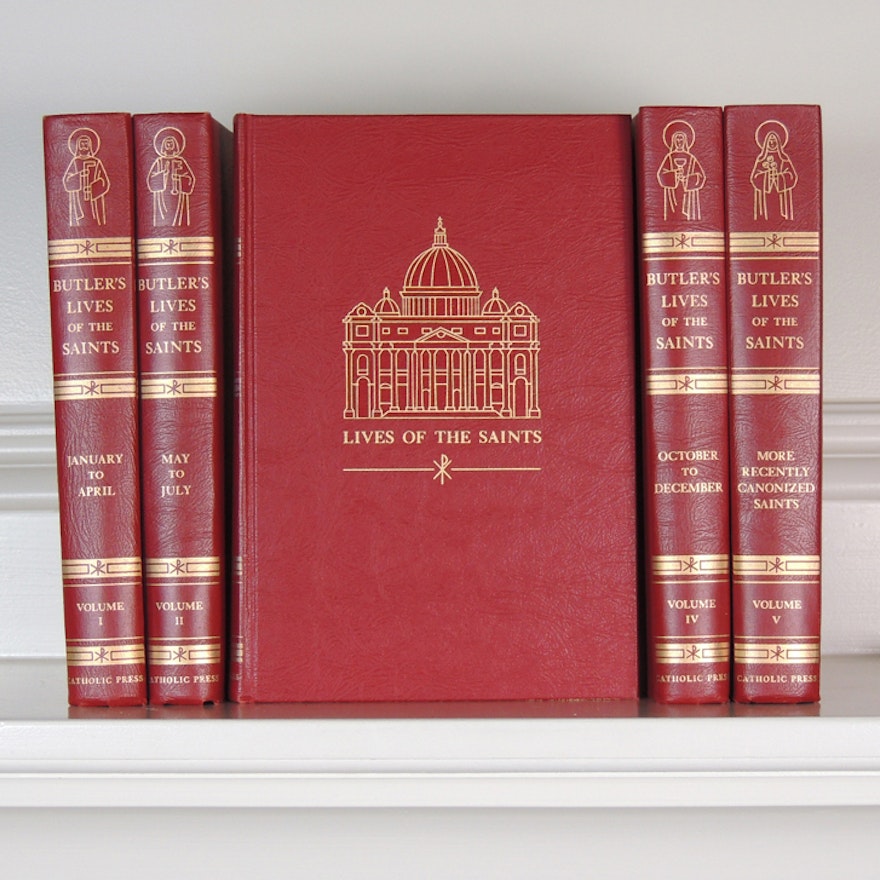 "Butler's Lives of the Saints" Five-Volume Set