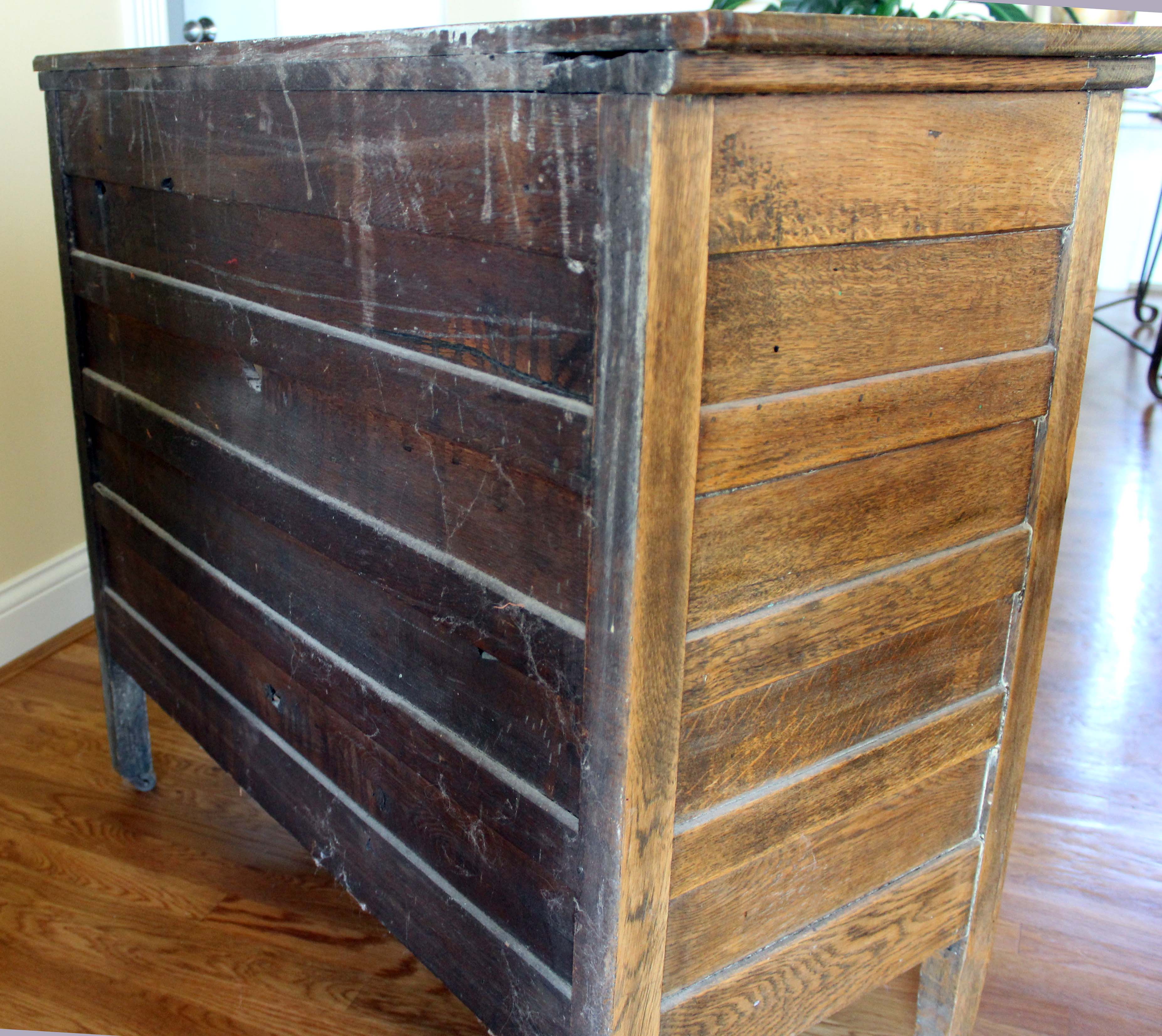 Mid Victorian Chest of Drawers and Mirror