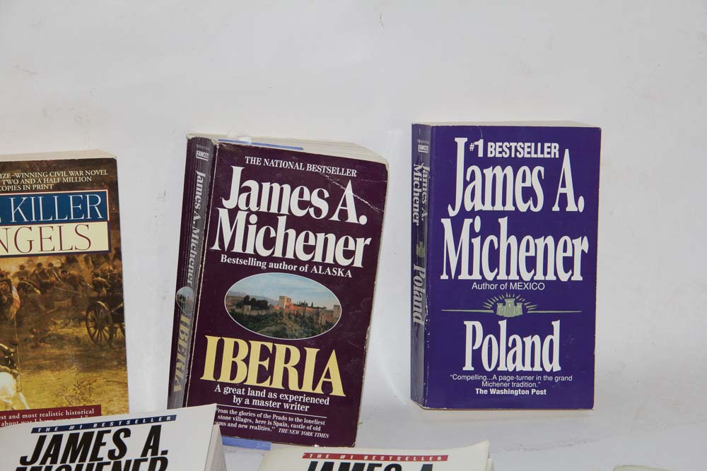 Selection of Paperback Books by James A. Michener