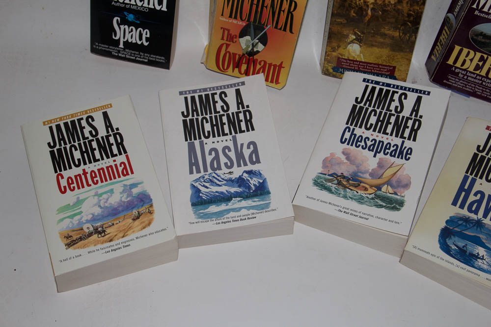 Selection of Paperback Books by James A. Michener