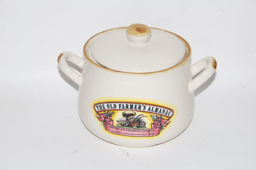 Farmer's Almanac Ceramic Bean Bowl Set