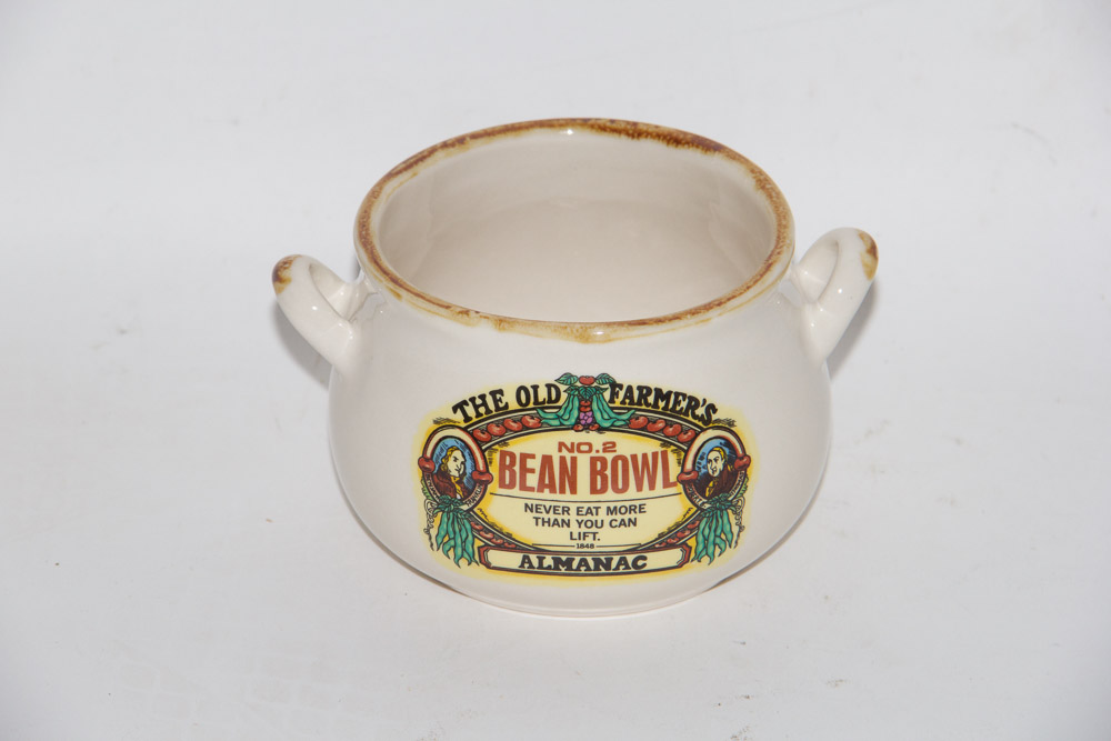 Farmer's Almanac Ceramic Bean Bowl Set