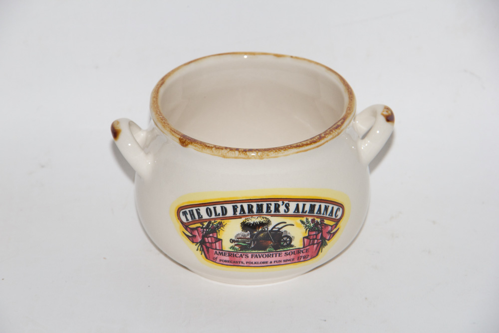Farmer's Almanac Ceramic Bean Bowl Set