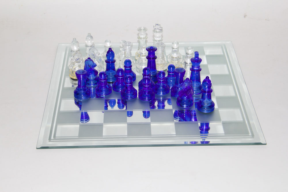 Glass Chess Set