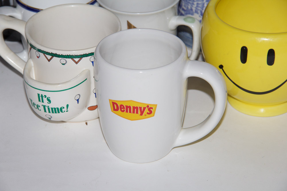 Large Collection of Assorted Coffee Mugs