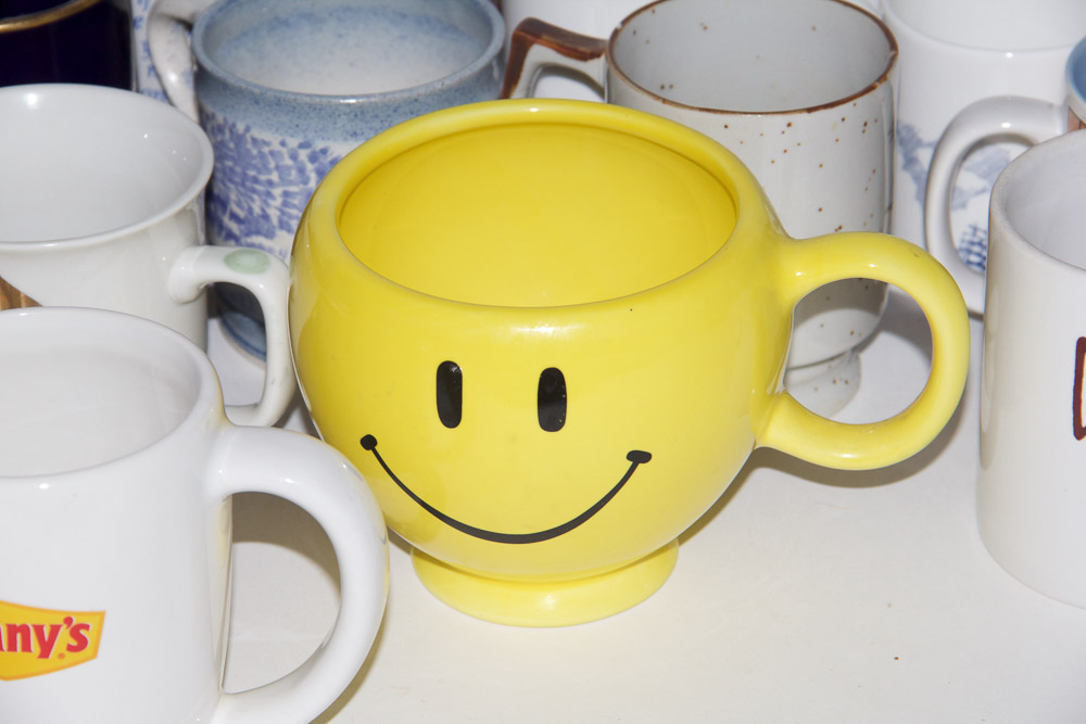 Large Collection of Assorted Coffee Mugs