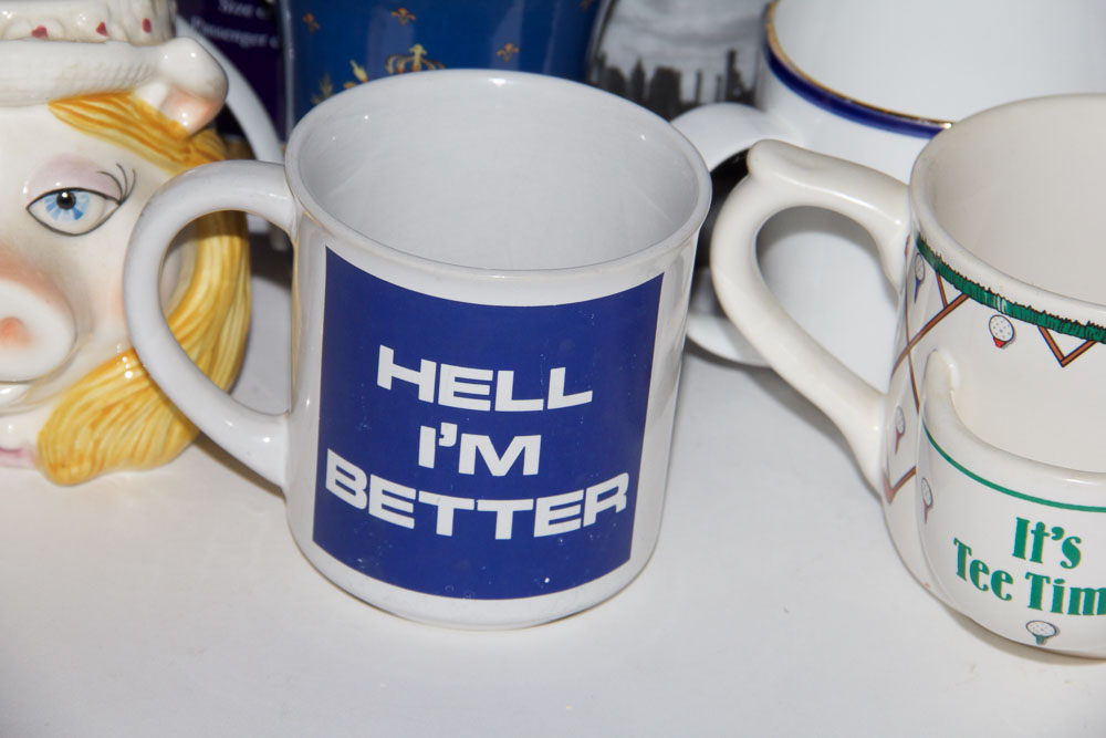 Large Collection of Assorted Coffee Mugs