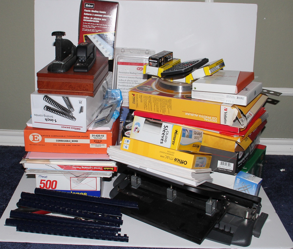 Assortment of Office Supplies