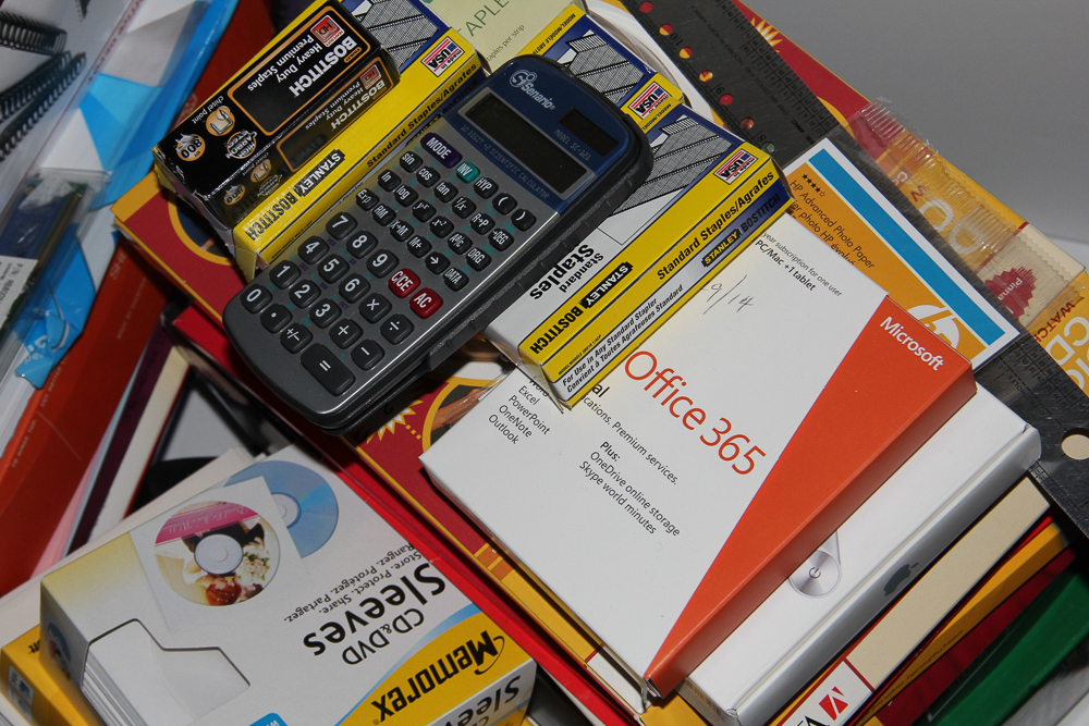 Assortment of Office Supplies