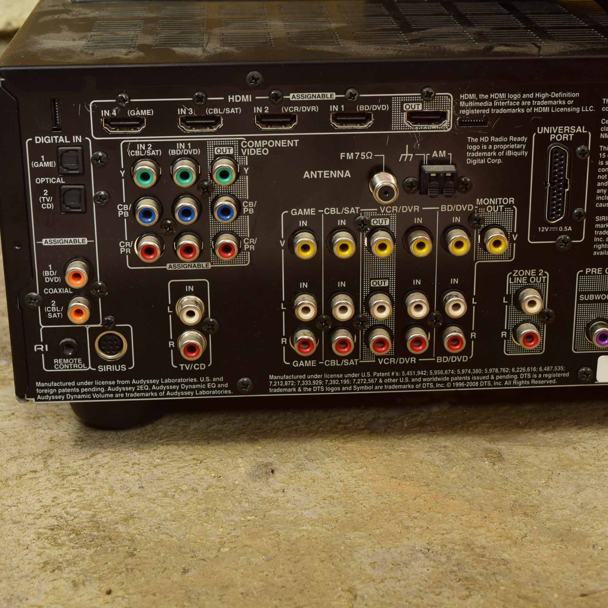 Onkyo HDMI Home Theater Receiver Model TX-SR508