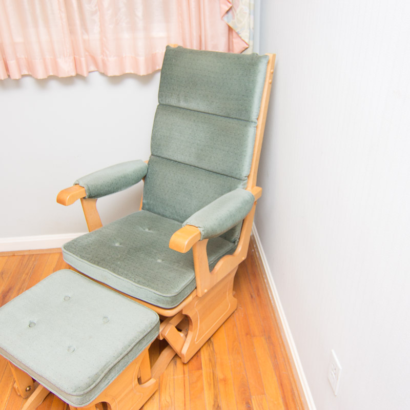 Newport Rocking Chair Center "Miracle Rocker" Glider and Ottoman