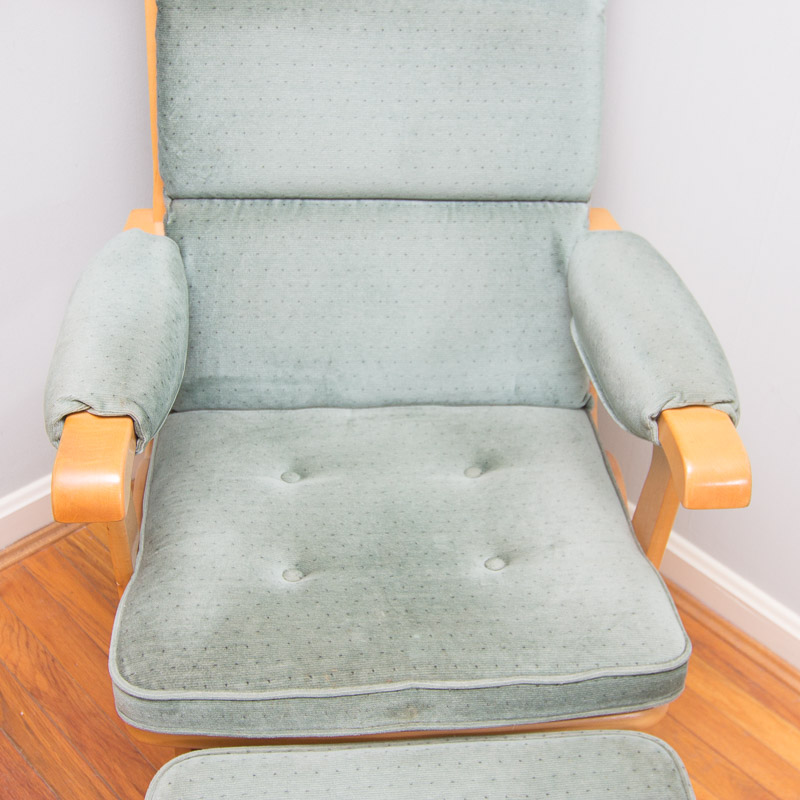 Newport Rocking Chair Center "Miracle Rocker" Glider and Ottoman