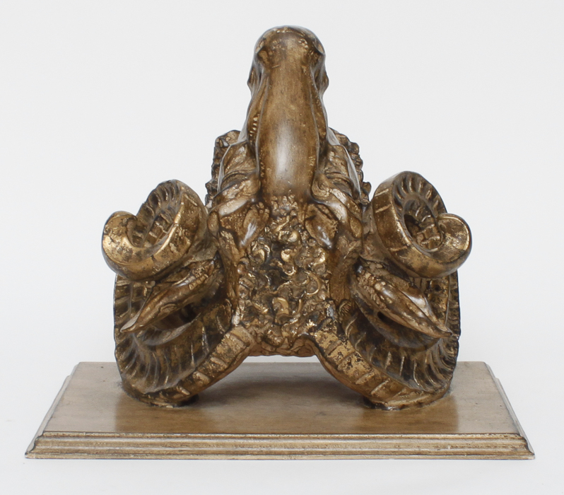 Pair of Ram Head Pedestals