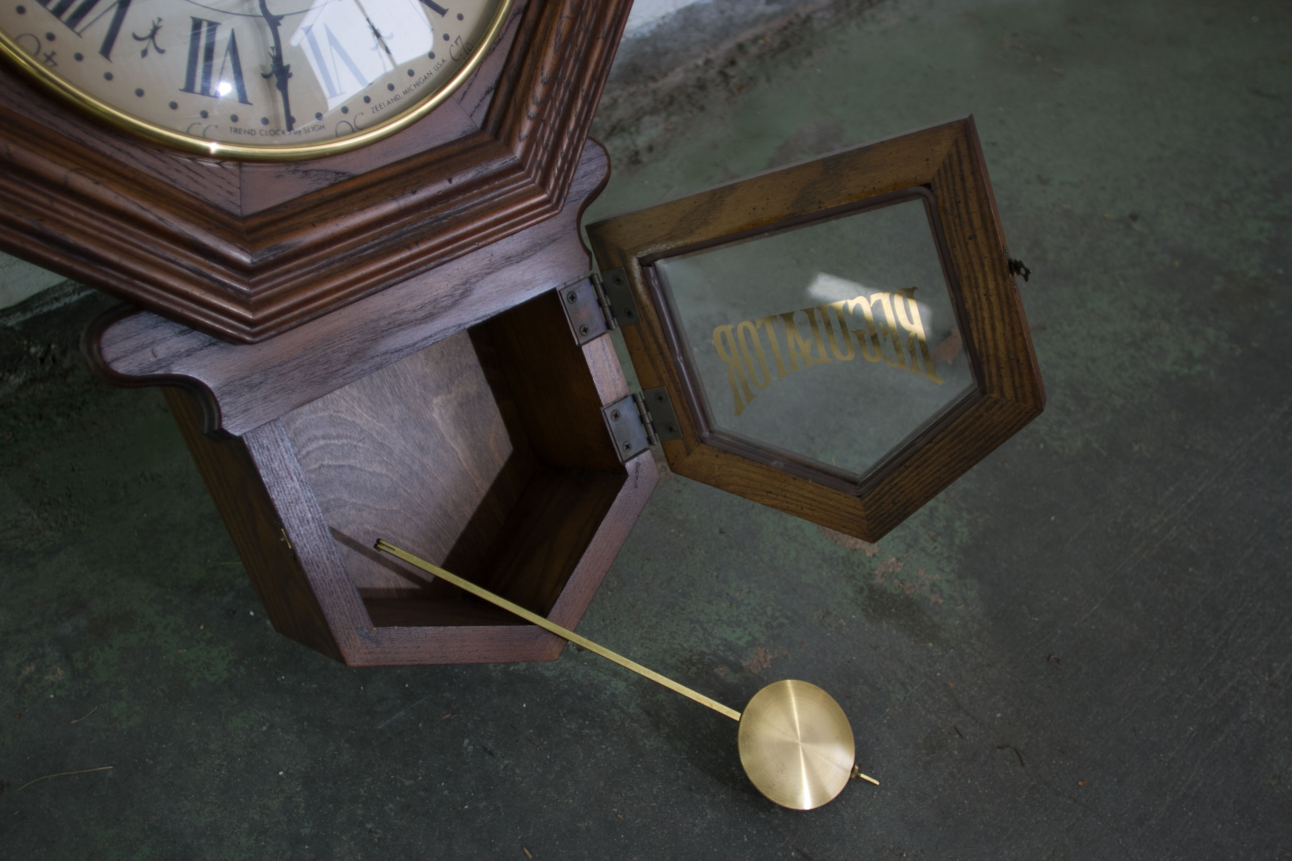 Vintage Sligh Regulator Clock