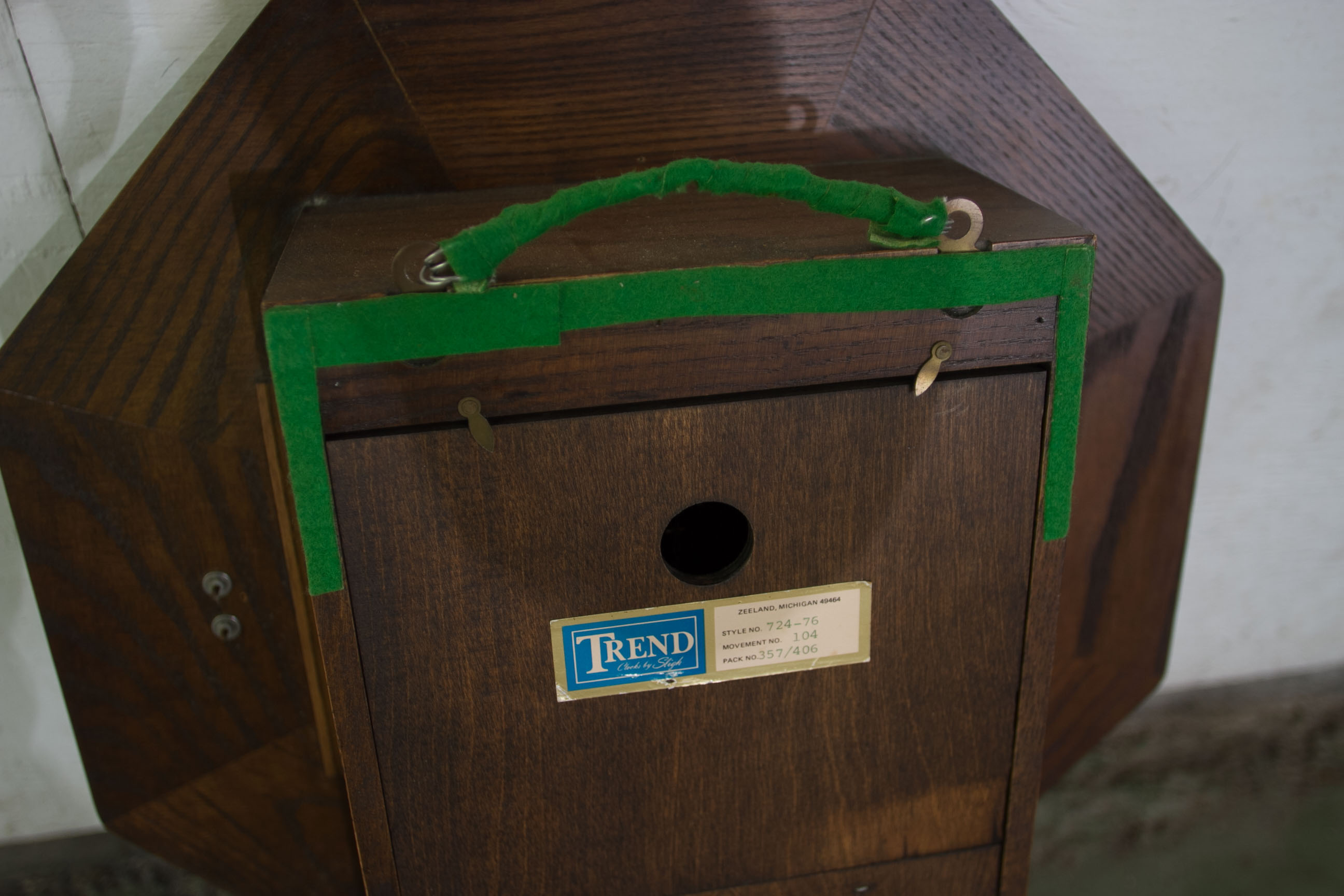 Vintage Sligh Regulator Clock