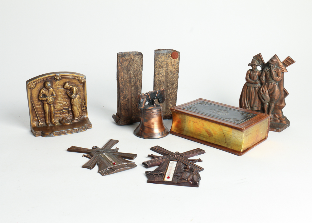 Collection of Vintage Figural Office Accessories