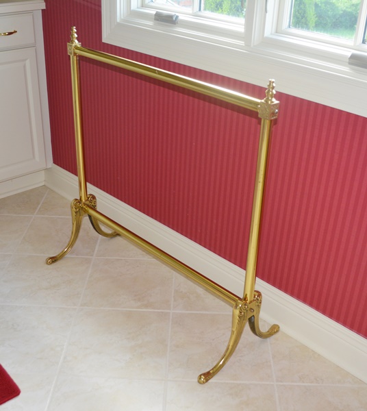 Vintage Brass Quilt Rack