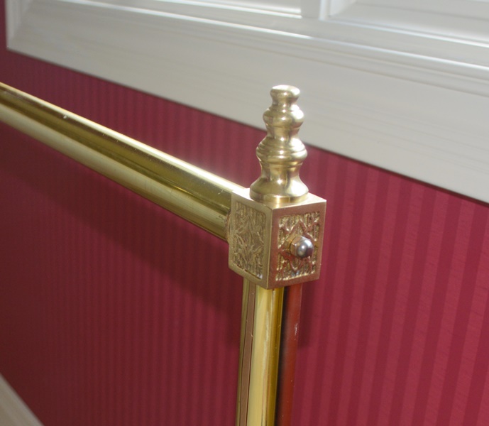 Vintage Brass Quilt Rack