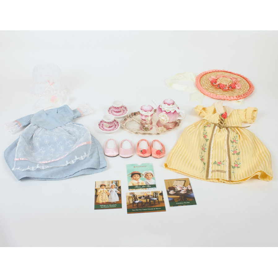 "Time for Tea with Elizabeth and Felicity" American Girl Doll Clothing Accessories