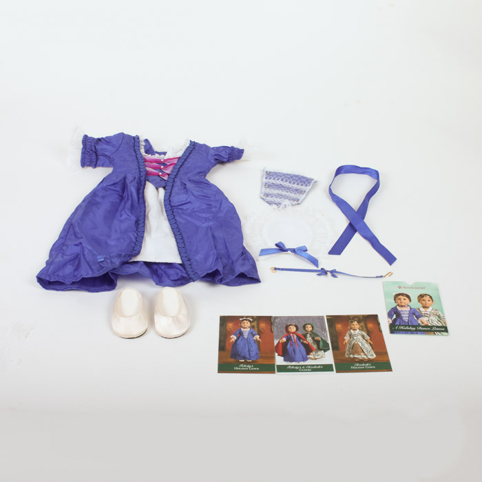 American Girl Doll Clothes Felicity Holiday Dance Lesson Dress