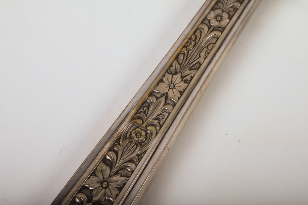 73-Piece Chased Classic Lunt Sterling Silver Flatware with Chest