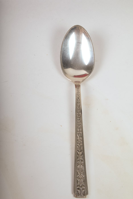 73-Piece Chased Classic Lunt Sterling Silver Flatware with Chest