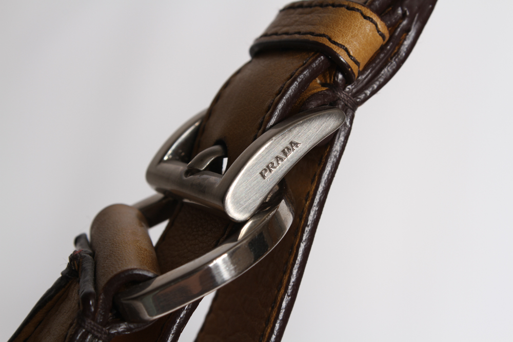 Prada Leather Handbag in Camel