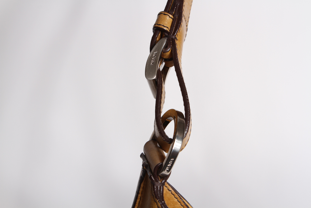 Prada Leather Handbag in Camel