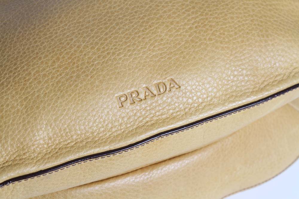 Prada Leather Handbag in Camel