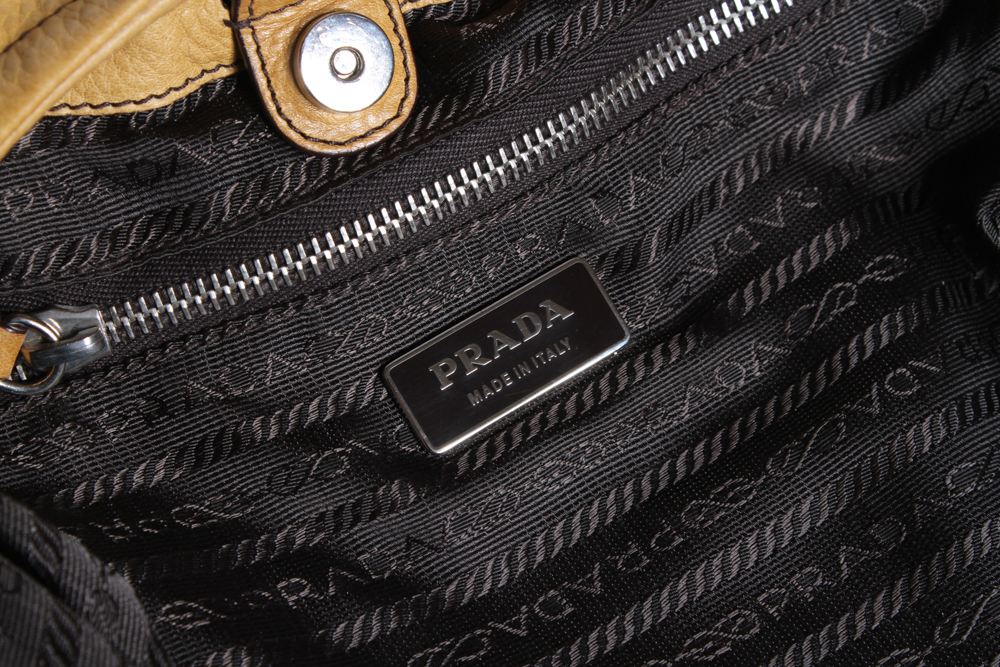 Prada Leather Handbag in Camel