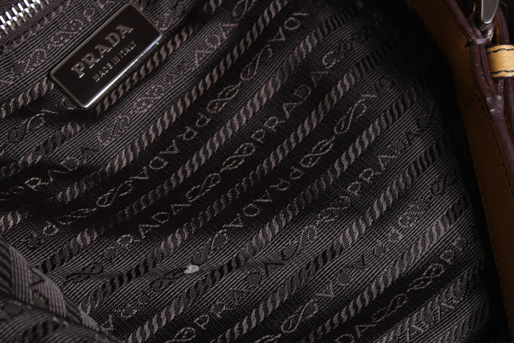 Prada Leather Handbag in Camel